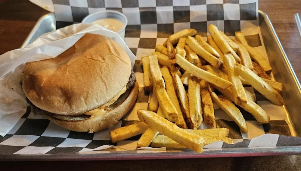 Cheeseburger and Fries